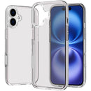 iPhone 17 Sturdy Ultra Thick 3mm Transparent Hybrid Case Cover - Clear