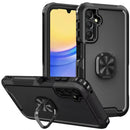 Samsung A15 5G Superior 3in1 Magnetic Ring Stand Case Cover - Black