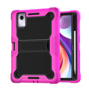 For Moto Pad 2026 11inch Tough Tablet Strong Kickstand Hybrid Case Cover - Hot Pink