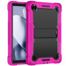 TMobile Revvl Tab 2 Tough Tablet Strong Kickstand Hybrid Case Cover - Hot Pink