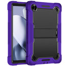TMobile Revvl Tab 2 Tough Tablet Strong Kickstand Hybrid Case Cover - Purple