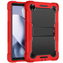 TMobile Revvl Tab 2 Tough Tablet Strong Kickstand Hybrid Case Cover - Red