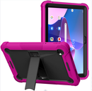 TCL Tab 8 LE Tough Tablet Strong Kickstand Hybrid Case Cover - Hot Pink