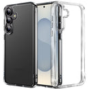 Samsung s26 Plus PURE CRYSTAL Transparent Thick 2.0mm ShockProof Chromed Buttons Case Cover - Clear
