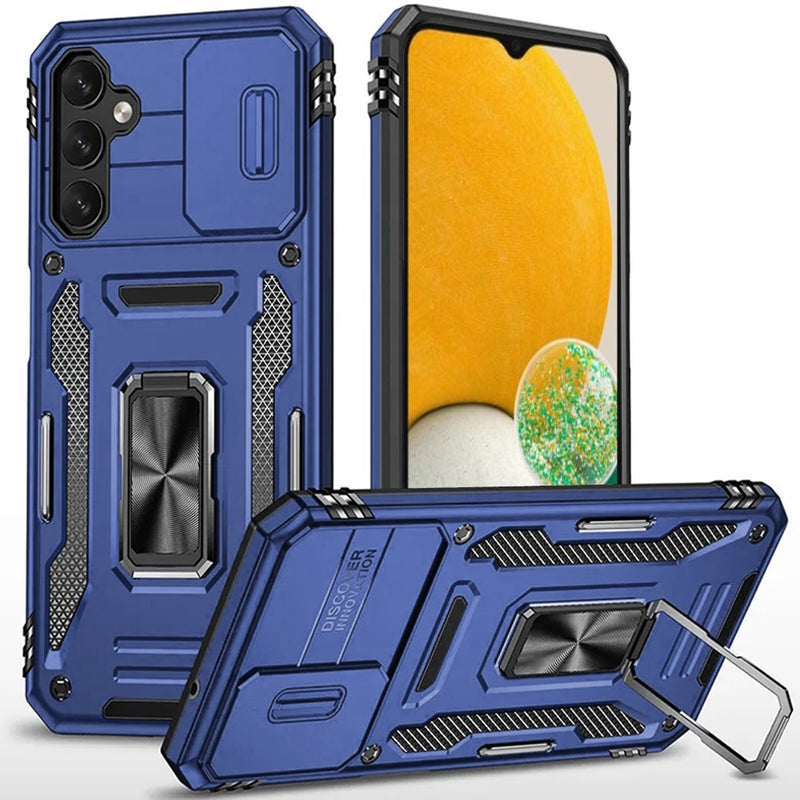 Military Grade Ring Holder Case with Camera Lens Cover for Samsung Galaxy A14 5G Military Grade Ring Holder Case with Camera Lens Cover for Samsung Galaxy A14 5G