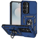 Samsung s26 Plus Well Protective Magentic Ring Stand Camera Protective Cover Case - Blue