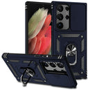 For Samsung S21 Ultra/S30 Ultra 7.1inch Well Protective Magentic Ring Stand Camera Protective - Blue