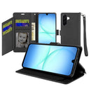 For Samsung A17 5G Wallet ID Card Holder Case Cover - Black