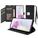 Samsung Galaxy A36 Wallet ID Card Holder Case Cover - Black