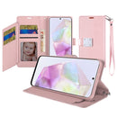 Samsung Galaxy A36 Wallet ID Card Holder Case Cover - Rose Gold
