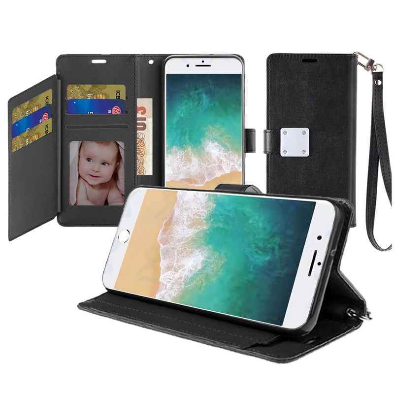 iPhone 16e Wallet ID Card Holder - Black