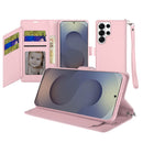 Samsung s26 Ultra Wallet ID Card Holder Case Cover - Rose Gold