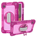 Samsung A9 Plus 11 inch 3in1 Multi-Functional Tablet Case for Hand, Shoulder, Pencil & Stand - Rose Pink/Pink