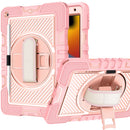 For Apple iPad (A16) 2025 / iPad 10th Gen 10.9 inch 3in1 Multi-Functional Tablet Case for Hand  Shoulder  Pencil & Stand - Rose Gold