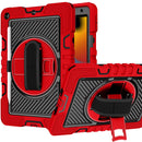 For Apple iPad (A16) 2025 / iPad 10th Gen 10.9 inch 3in1 Multi-Functional Tablet Case for Hand  Shoulder  Pencil & Stand - Red
