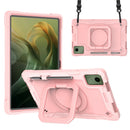 For Moto Pad 2026 11inch Tablet Tough Hybrid Rotating 360 Degree Kickstand - Rose Gold