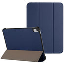 For Apple iPad (A16) 2025 / iPad 10th Gen 10.9 inch Trifold Magnetic Closure PU Leather Case Cover - Blue