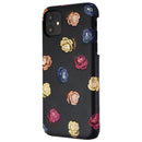 Coach Leather Slim Wrap Case for iPhone 11 - Dreamy Peony Rainbow/Black