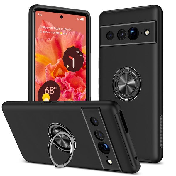 Google Pixel 7 Pro Flat Magnetic Ring Hybrid Case