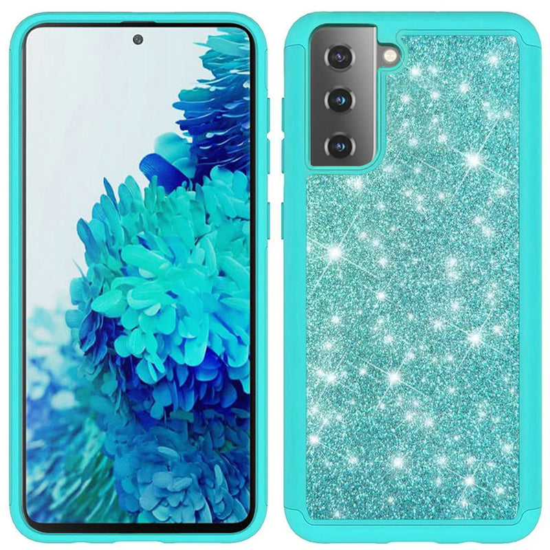 Samsung Galaxy S21 5G Glitter Hybrid Case