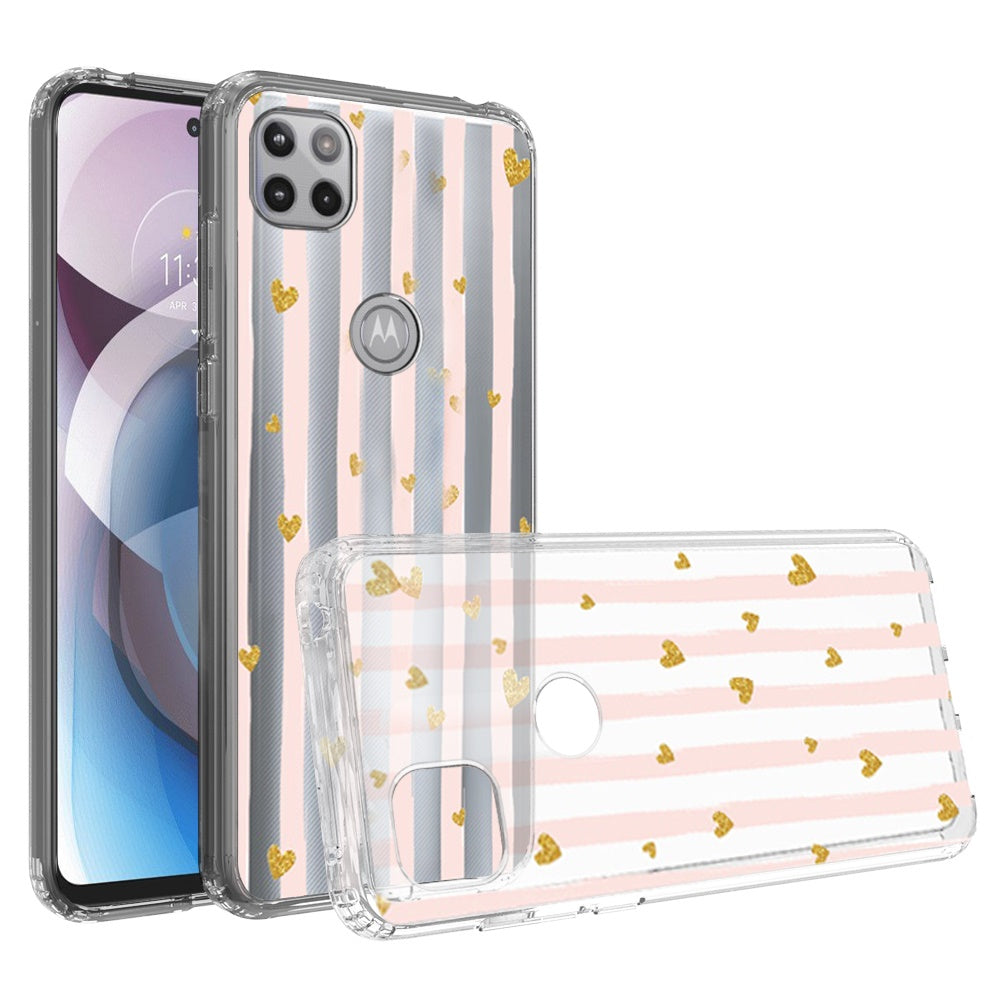 Motorola One 5G Ace Transparent Design Case1