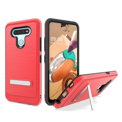 LG K51 G7 Metal Kickstand Red