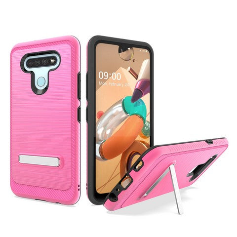 LG K51 G7 Metal Kickstand Hot Pink