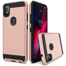 T-Mobile Revvl 4 Brushed Metal Design Case