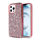 Rhinestone Hybrid Case Pink
