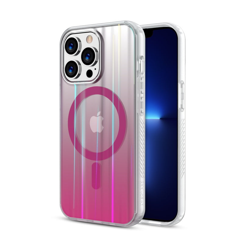 MagSafe® Case Collection Holographic Clear/Pink