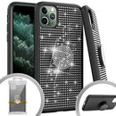 Onyx Bling Collection Stand Case Silver