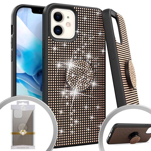 Onyx Bling Collection Stand Case Rose Gold