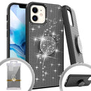 Onyx Bling Collection Stand Case Silver