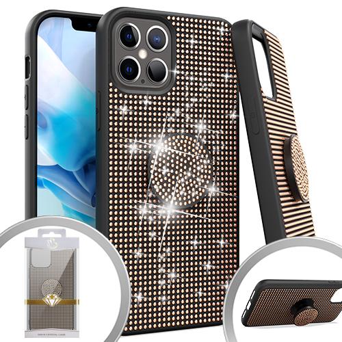 Onyx Bling Collection Stand Case Rose Gold