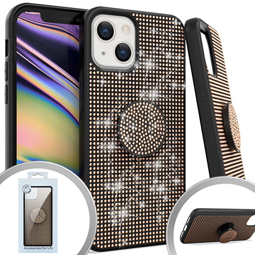 Onyx Bling Collection Stand Case Rose Gold