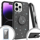 Onyx Bling Collection Stand Case Silver