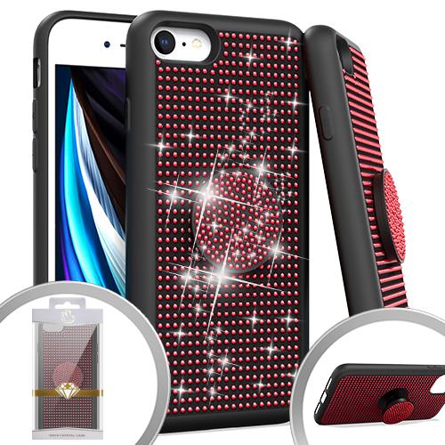 Onyx Bling Collection Stand Case Red