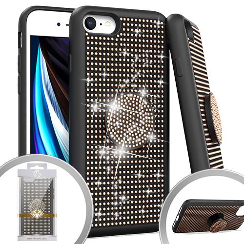 Onyx Bling Collection Stand Case Rose Gold