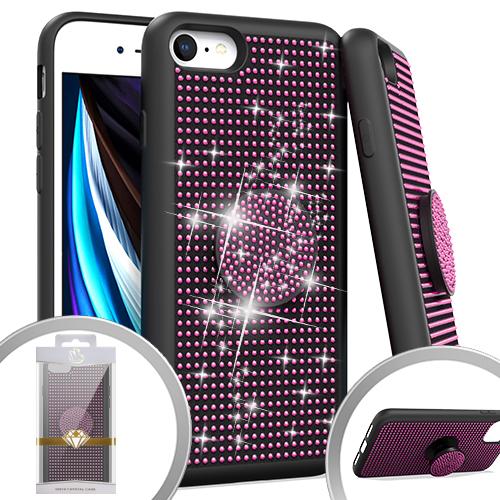 Onyx Bling Collection Stand Case Hot Pink