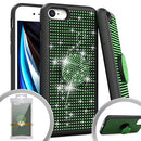 Onyx Bling Collection Stand Case Green