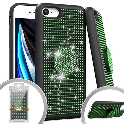 Onyx Bling Collection Stand Case Green