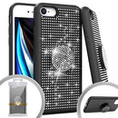 Onyx Bling Collection Stand Case Silver