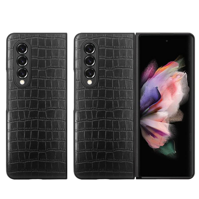 Samsung Galaxy Z Fold3 5G Vegan Leather Snap On Case