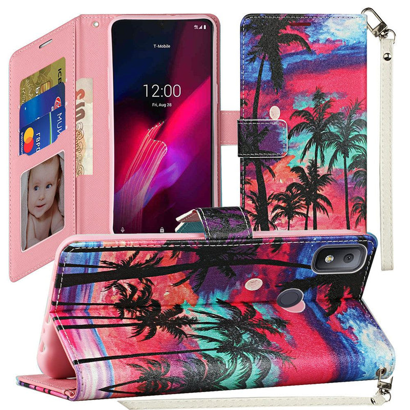 T-Mobile Revvl 4 Design Wallet Case