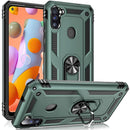 Samsung A11 Ring Holder Midnight Green