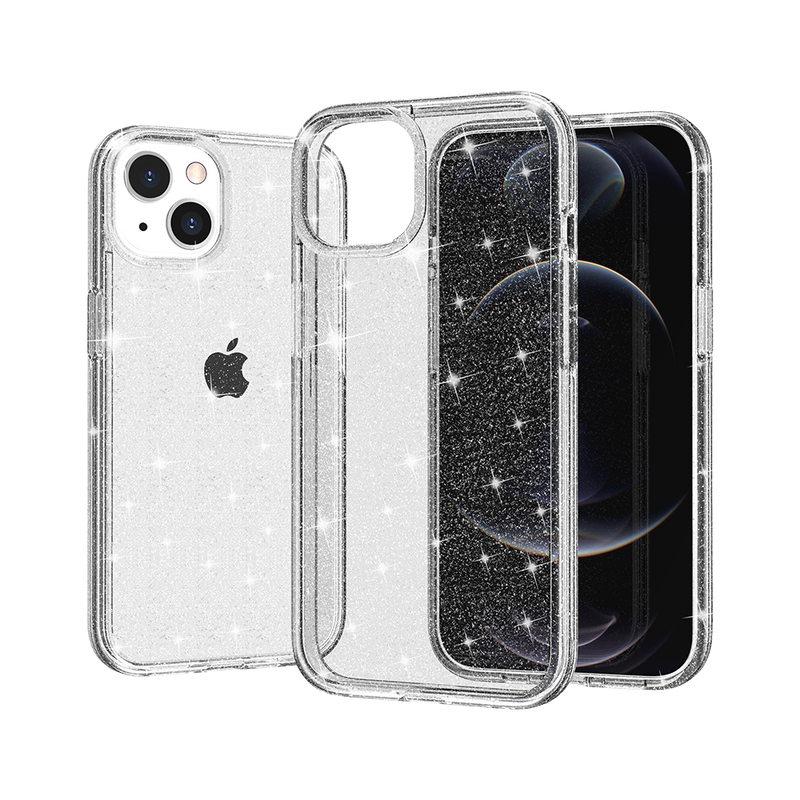 Transparent Glitter Case Clear