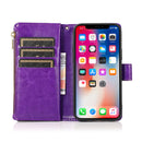 Zip Wallet Case Purple