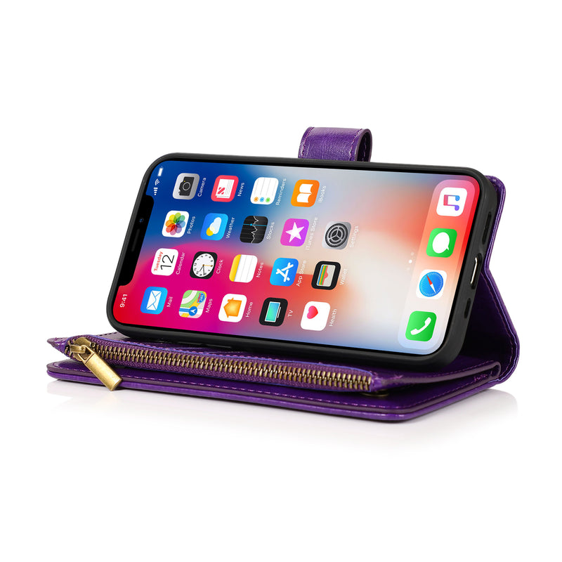 Zip Wallet Case Purple