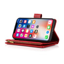 Zip Wallet Case Red