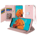 LG K51 Premium  Wallet Rose Gold